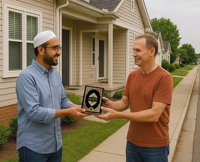 Gifting Quran to Neighbors